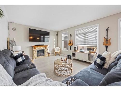 1621 Brookedayle Avenue, Kingston, ON - Indoor Photo Showing Living Room With Fireplace