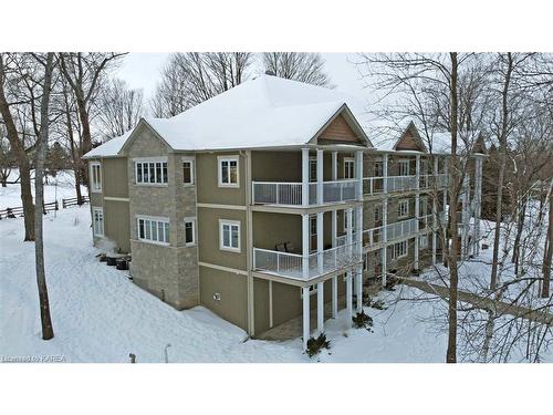 10-3-532 10Th Concession Road, Westport, ON - Outdoor With Balcony With Facade