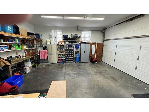 540 Cutler Road, Yarker, ON - Indoor Photo Showing Garage