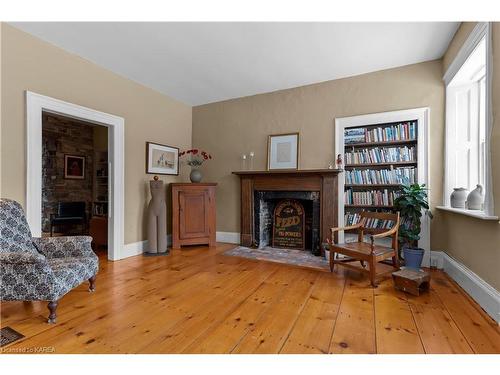 46 Kennedy Street, Kingston, ON - Indoor Photo Showing Living Room With Fireplace