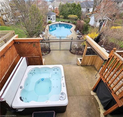 163 Rose Abbey Drive, Kingston, ON - Outdoor With In Ground Pool