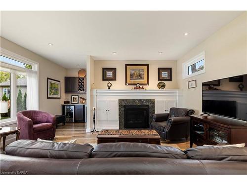 51 Applewood Cove Drive, Bath, ON - Indoor Photo Showing Living Room With Fireplace