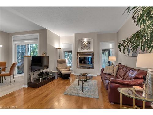 40 Biscayne Street, Kingston, ON - Indoor Photo Showing Living Room With Fireplace