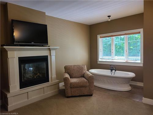 14-1-532 10Th Concession Road, Westport, ON - Indoor With Fireplace