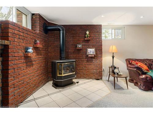 4116 Davidson Road, Inverary, ON - Indoor With Fireplace