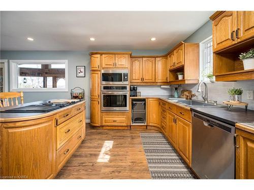 1221 Cp Lane Lane, Arden, ON - Indoor Photo Showing Kitchen With Double Sink