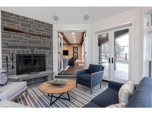 251 Clark Drive, Gananoque, ON - Indoor Photo Showing Living Room With Fireplace
