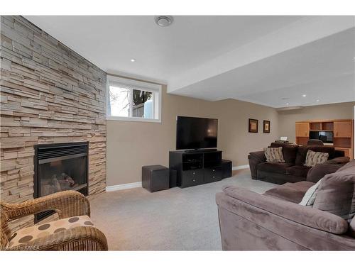 35 Sunrise Court, Belleville, ON - Indoor Photo Showing Living Room With Fireplace