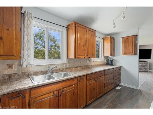 5009 Highway 38, Harrowsmith, ON - Indoor Photo Showing Kitchen With Double Sink