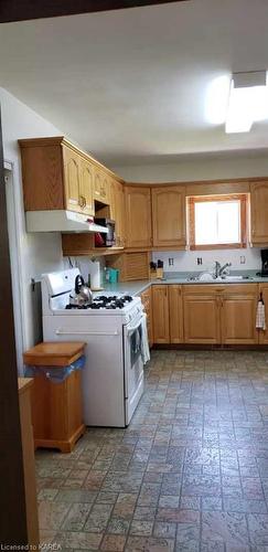 679 Napanee Road, Tweed, ON - Indoor Photo Showing Kitchen With Double Sink