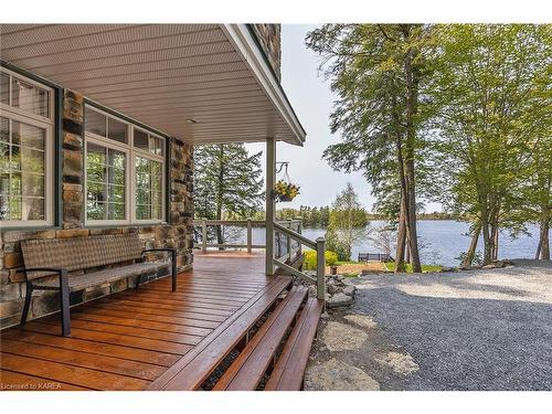 3048 Blue Sky Lane, Battersea, ON - Outdoor With Body Of Water With Deck Patio Veranda With Exterior