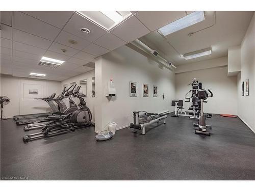 207-185 Ontario Street, Kingston, ON - Indoor Photo Showing Gym Room