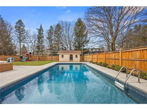 13 Bishop Street, Kingston, ON - Outdoor With In Ground Pool With Backyard