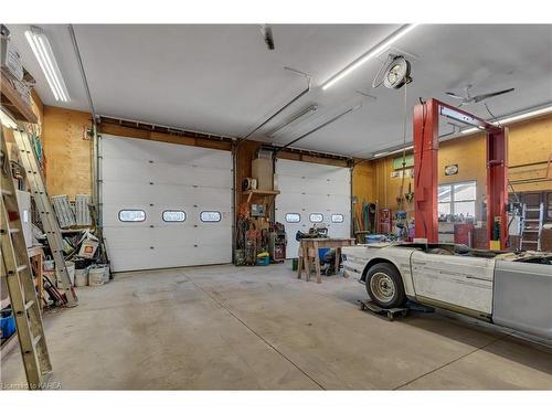 341 Wilson Road, Yarker, ON - Indoor Photo Showing Garage