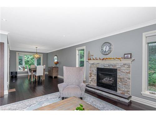1800 Radage Road, Kingston, ON - Indoor Photo Showing Living Room With Fireplace