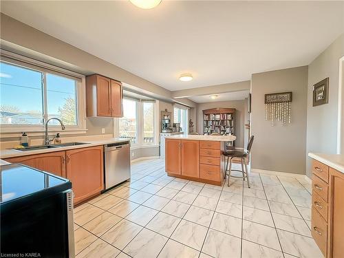 12 Buckingham Court, Kingston, ON - Indoor Photo Showing Kitchen With Double Sink