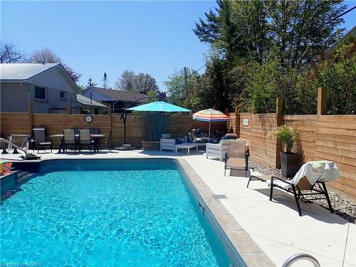 90 Braemar Road, Kingston, ON - Outdoor With In Ground Pool With Backyard