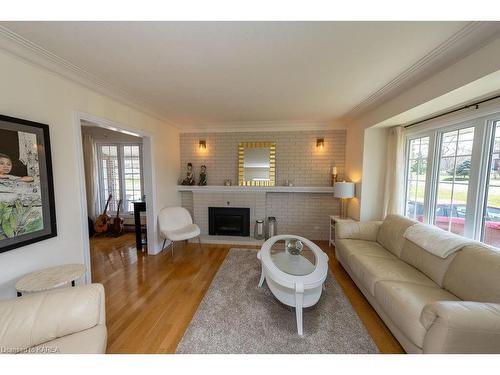 19 Redden Street, Kingston, ON - Indoor Photo Showing Living Room With Fireplace