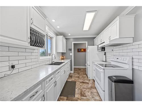 4535 Park Street, South Frontenac, ON - Indoor Photo Showing Kitchen With Double Sink