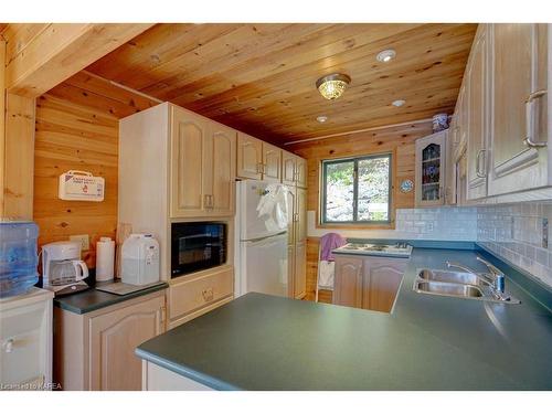 33 Goods Island, Tichborne, ON - Indoor Photo Showing Kitchen With Double Sink