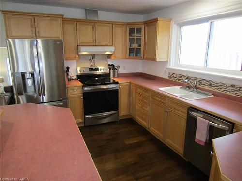 721 Holgate Crescent, Kingston, ON - Indoor Photo Showing Kitchen With Double Sink