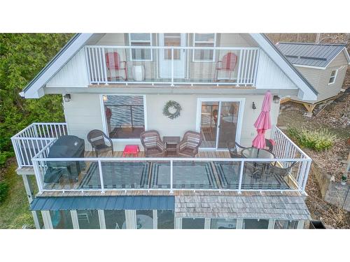 1043D Big Clear Lane, Arden, ON - Outdoor With Balcony