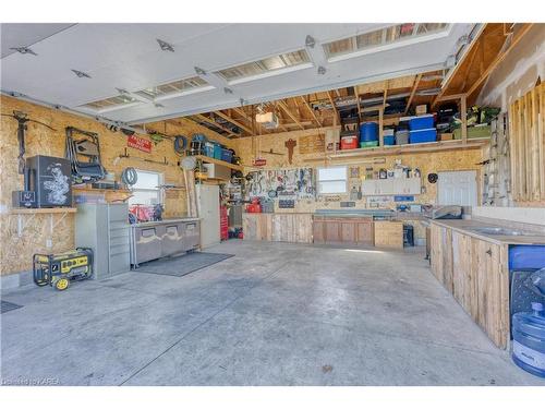 806 Reeds Bay Road, Wolfe Island, ON - Indoor Photo Showing Garage