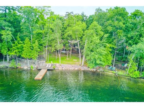 2323 Grindstone Lake Road, Plevna, ON - Outdoor With Body Of Water