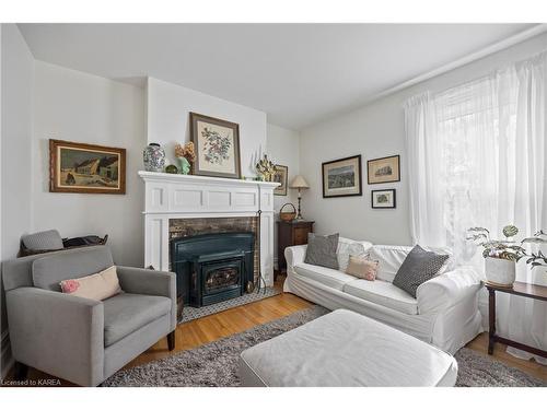 43 Main Street, Westport, ON - Indoor Photo Showing Living Room With Fireplace