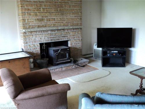 4721 County Road 9, Napanee, ON - Indoor Photo Showing Living Room With Fireplace