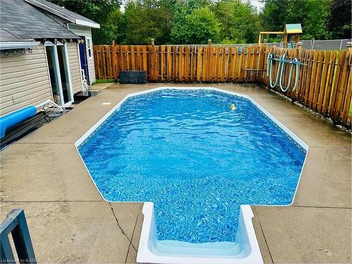 3041 Highway 41, Roblin, ON - Outdoor With In Ground Pool With Deck Patio Veranda With Backyard