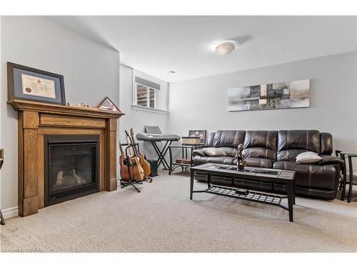 1105 Horizon Drive, Kingston, ON - Indoor Photo Showing Living Room With Fireplace