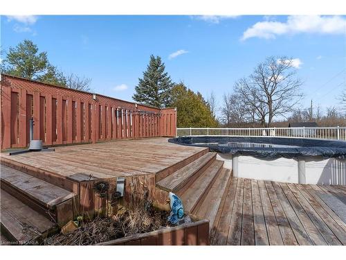 315 Amherst Drive, Amherstview, ON - Outdoor With Above Ground Pool With Deck Patio Veranda