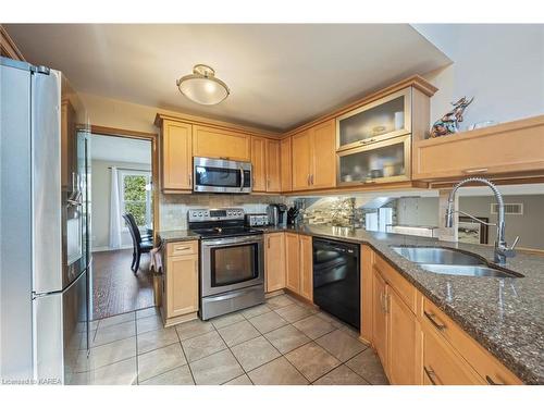 2 Creighton Drive, Odessa, ON - Indoor Photo Showing Kitchen With Double Sink