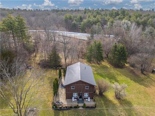 261 Long Point Road, Lyndhurst, ON - Outdoor With Deck Patio Veranda With View