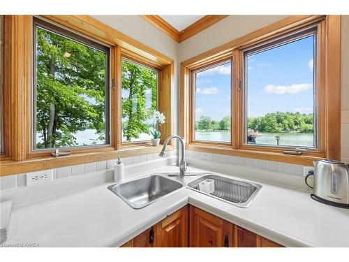 1519 Ormsbee Road, South Frontenac, ON - Indoor Photo Showing Kitchen With Double Sink