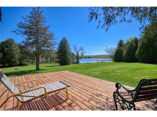 1512 Don Moore Lane, South Frontenac, ON - Outdoor With Body Of Water With Deck Patio Veranda