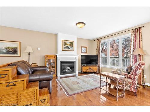 21 Sunshine Lane, Trenton, ON - Indoor Photo Showing Living Room With Fireplace