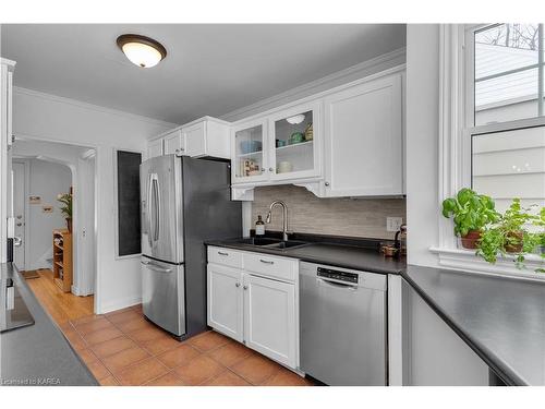 19 College Street, Kingston, ON - Indoor Photo Showing Kitchen With Double Sink