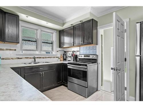 197 Kingscourt Avenue, Kingston, ON - Indoor Photo Showing Kitchen With Double Sink