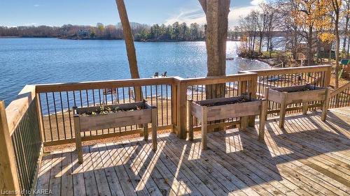 4004 Hiawatha Lane, Battersea, ON - Outdoor With Body Of Water With Deck Patio Veranda
