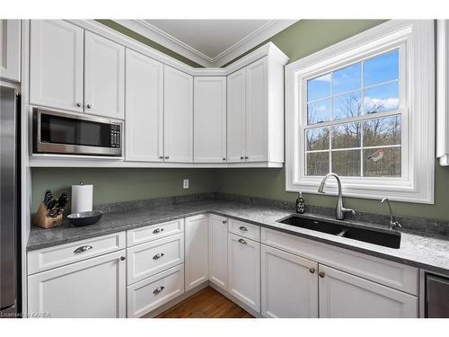 4607 Lower Round Lake Road, Frontenac, ON - Indoor Photo Showing Kitchen With Double Sink