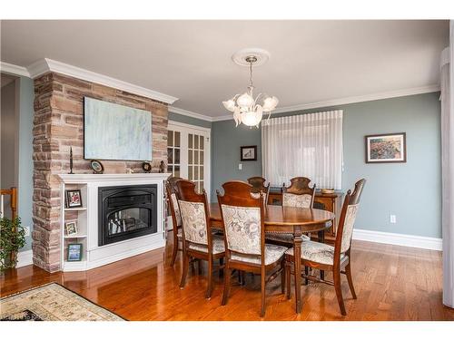 727 Aylmer Crescent, Kingston, ON - Indoor Photo Showing Dining Room With Fireplace