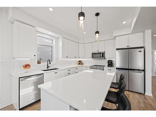 1362 Ottawa Street, Kingston, ON - Indoor Photo Showing Kitchen With Stainless Steel Kitchen With Upgraded Kitchen