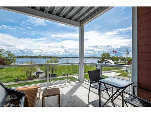 206-130 Water Street Street, Gananoque, ON - Outdoor With Body Of Water With Balcony With View With Exterior