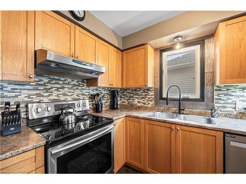 791 Lotus Avenue, Kingston, ON - Indoor Photo Showing Kitchen With Double Sink