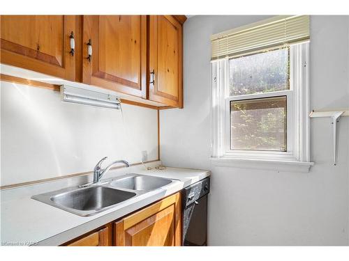 129 Carruthers Avenue, Kingston, ON - Indoor Photo Showing Kitchen With Double Sink