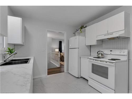 952 Old Colony Road, Kingston, ON - Indoor Photo Showing Kitchen With Double Sink