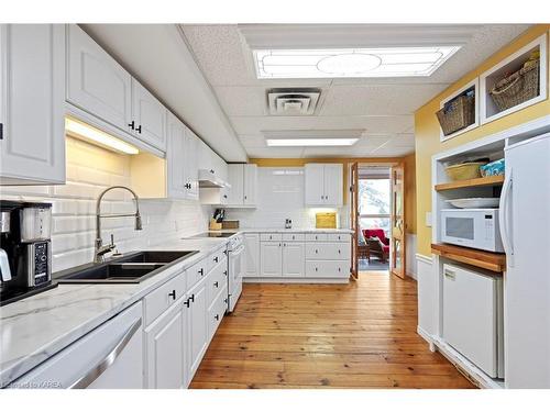 1128 Sparks Lane, South Frontenac, ON - Indoor Photo Showing Kitchen With Double Sink