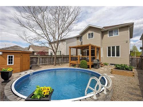 2070 Balantrae Circle, Kingston, ON - Outdoor With Above Ground Pool With Deck Patio Veranda
